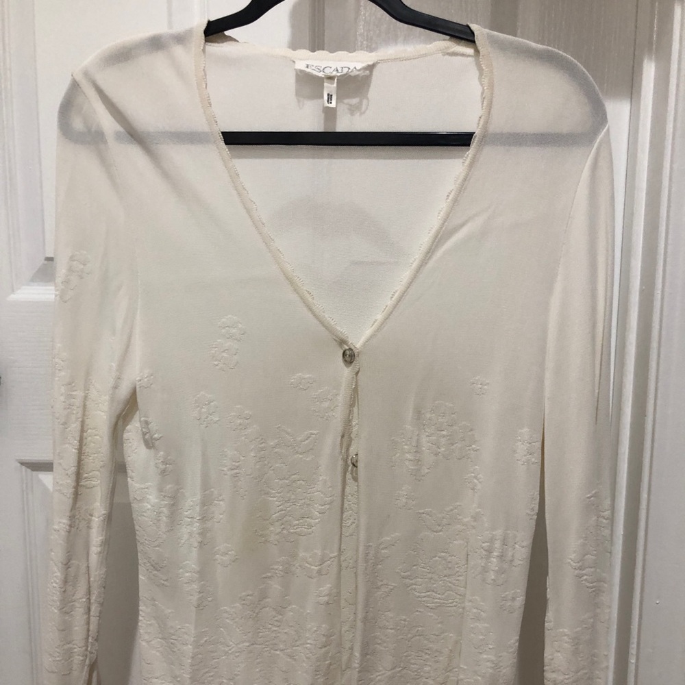 Escada cardigan white